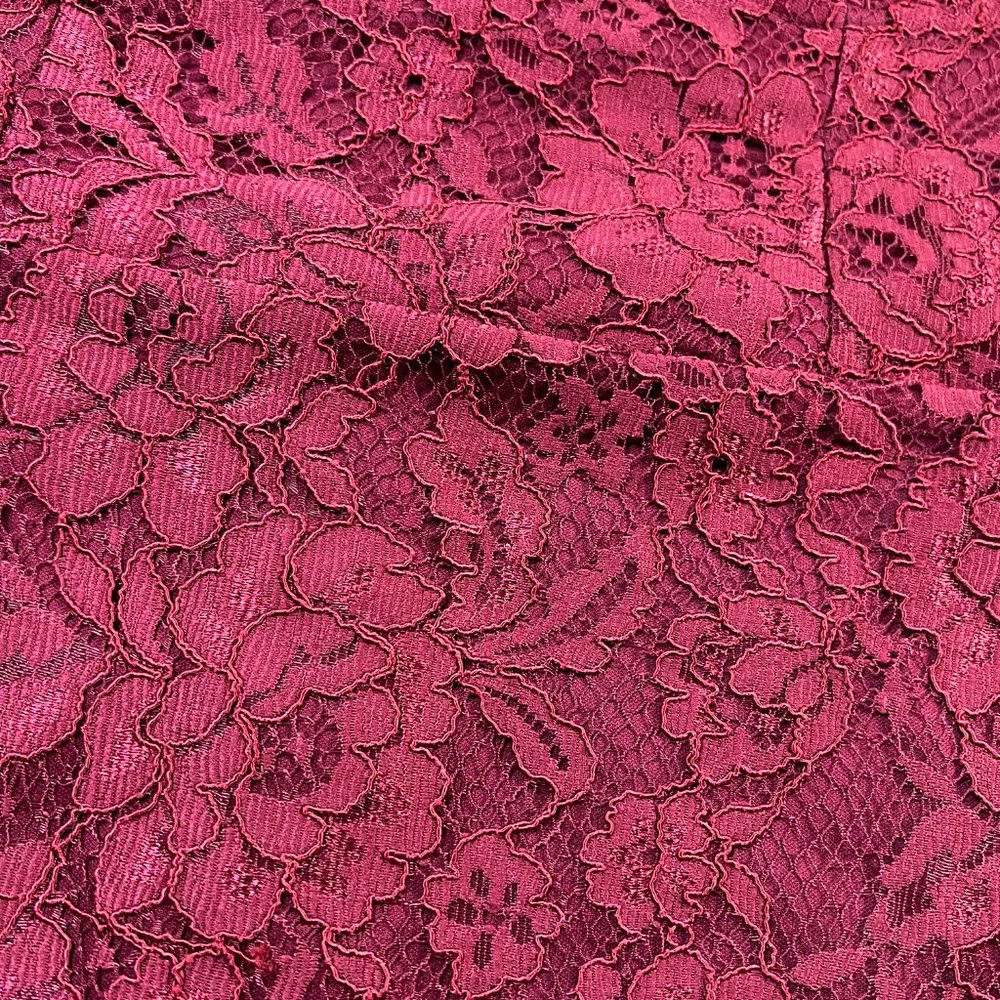 NWT πLulus Stay Stunning "Wow the Crowd" Burgundy Lace Strapless Dress! - Picture 12 of 16